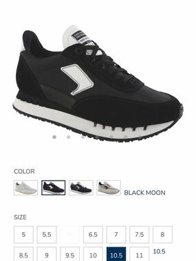 SAN ANTONIO SHOES Black Moon women’s Running Sneakers 10.5 medium